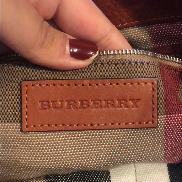 Burberry Rustic Orange Slouchy Purse - Picture 7 of 8